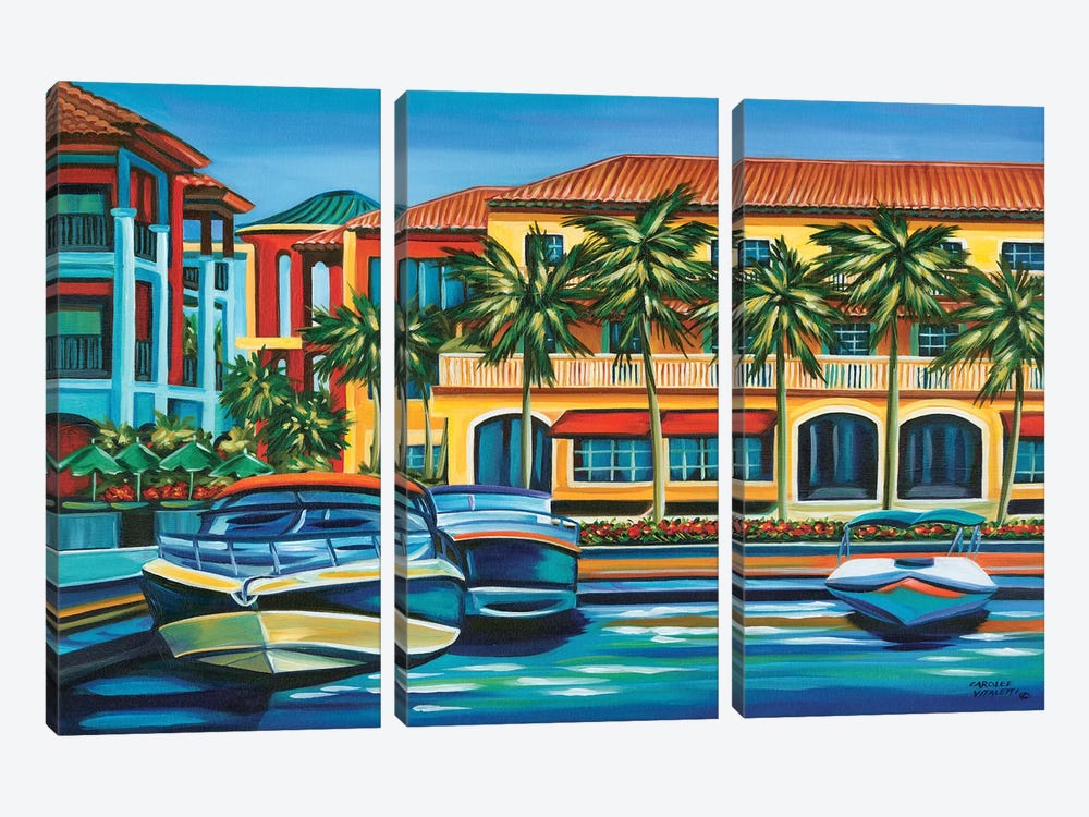 Tropical Rendezvous II by Carolee Vitaletti 3-piece Canvas Print