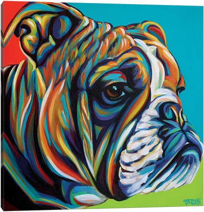 Dog Friend I Canvas Art Print - Carolee Vitaletti