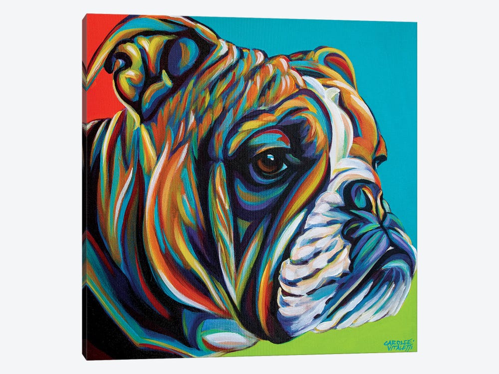 Dog Friend I by Carolee Vitaletti 1-piece Canvas Print