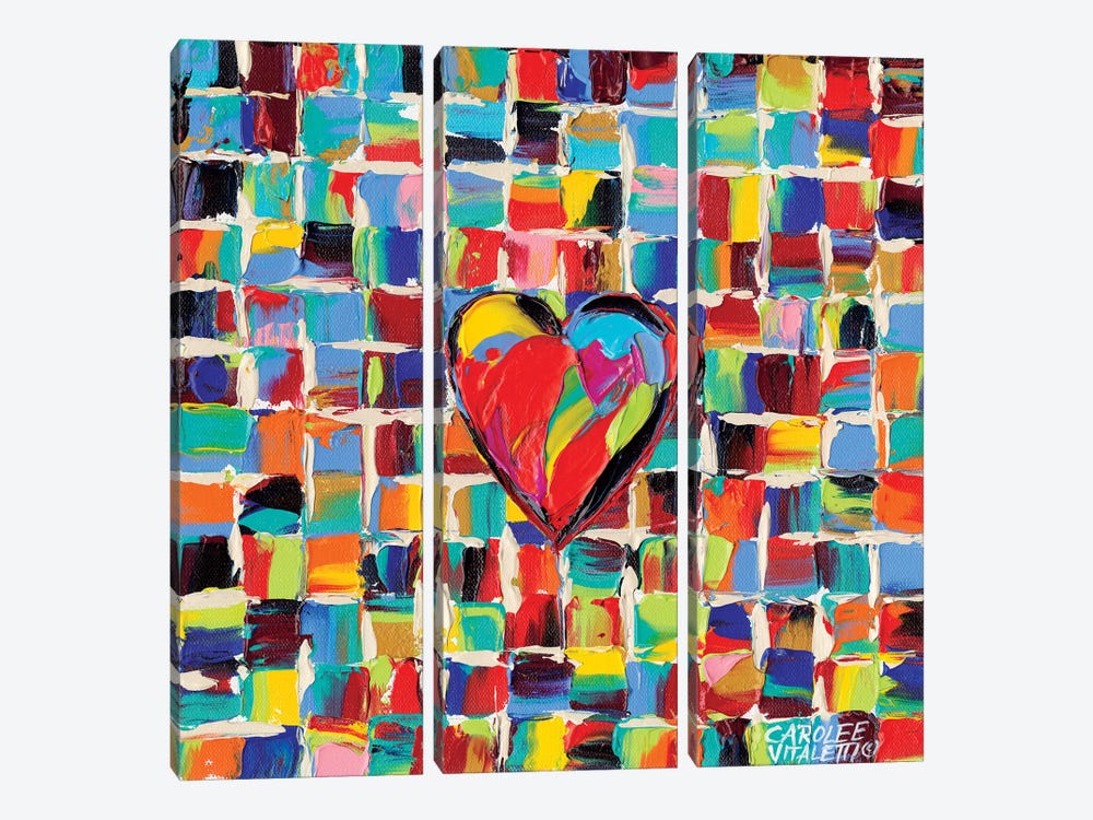 Love Of Color I by Carolee Vitaletti 3-piece Canvas Artwork