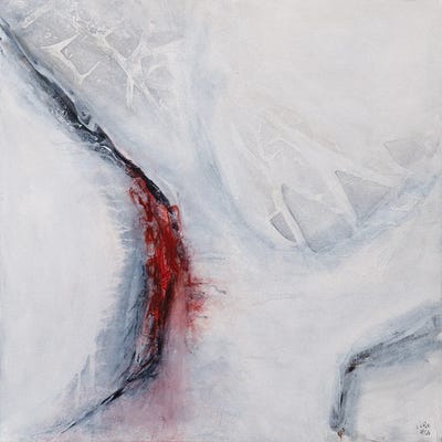 Ice Flowers by Vera Jochum canvas print