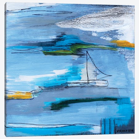 Sail Away Canvas Print #VJC16} by Vera Jochum Canvas Artwork