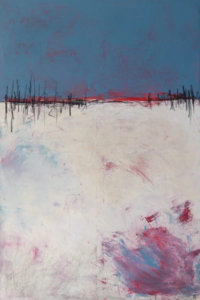 Red Horizon by Vera Jochum canvas print