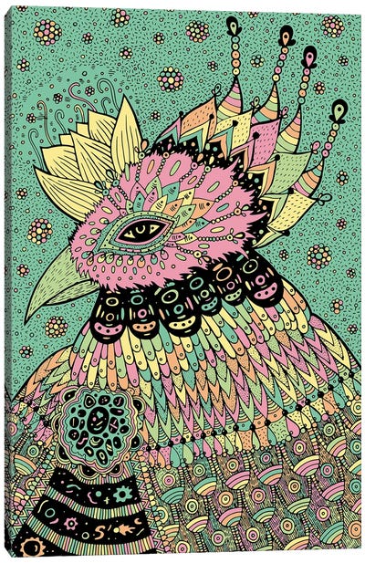 Fantasy Bird Canvas Art Print - Veronika Demenko