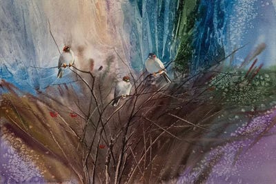 Bush Of Viburnum by Vasyl Khodakivskyi art print