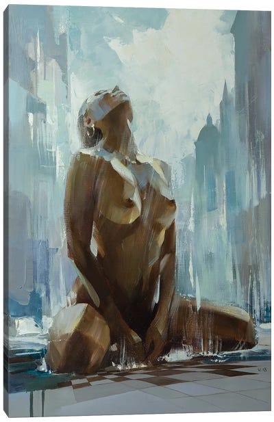 Freedom Canvas Art Print - Female Nudes