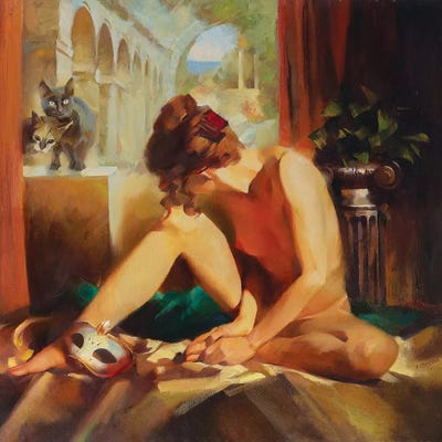 Guests Are Coming by Vasyl Khodakivskyi canvas print