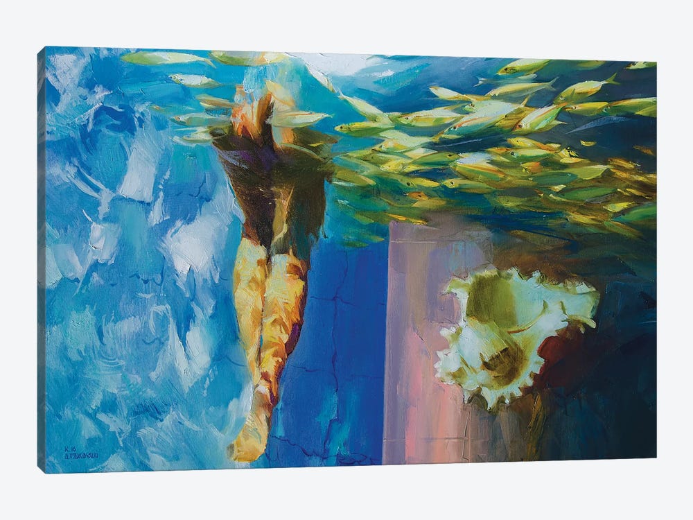 Gulf Stream by Vasyl Khodakivskyi 1-piece Canvas Artwork