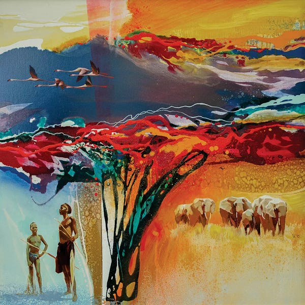 Vasyl Khodakivskyi: Africa II by Vasyl Khodakivskyi