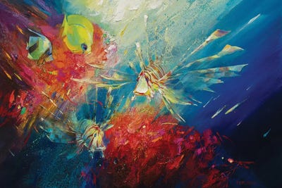 Red Coral by Vasyl Khodakivskyi art print