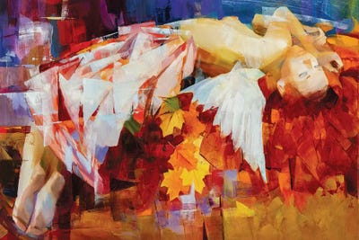 Seasons Of The Year - Autumn by Vasyl Khodakivskyi art print