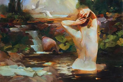 Swan Lake by Vasyl Khodakivskyi art print