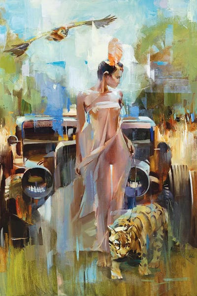 Voodoo Girl by Vasyl Khodakivskyi art print