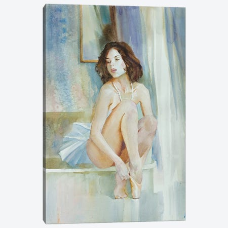 Young Ballerina Canvas Print #VKH56} by Vasyl Khodakivskyi Canvas Wall Art
