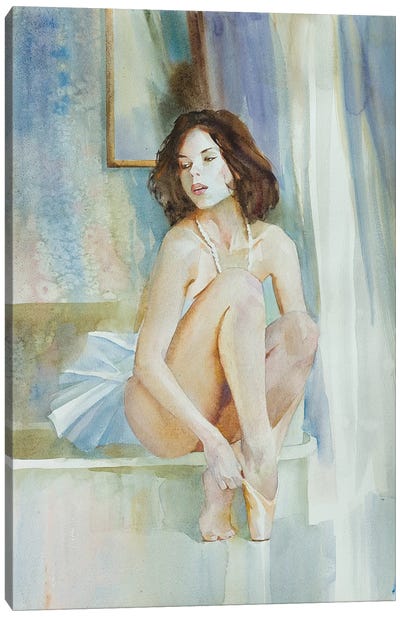 Young Ballerina Canvas Art Print - Vasyl Khodakivskyi