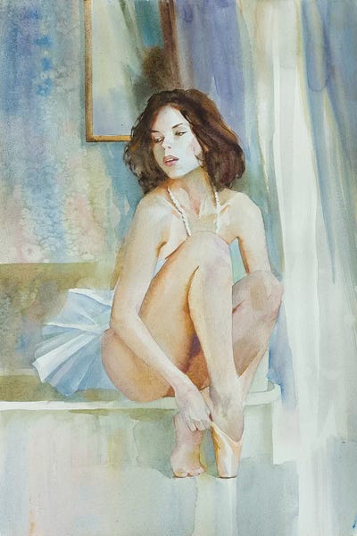 Vasyl Khodakivskyi: Young Ballerina by Vasyl Khodakivskyi