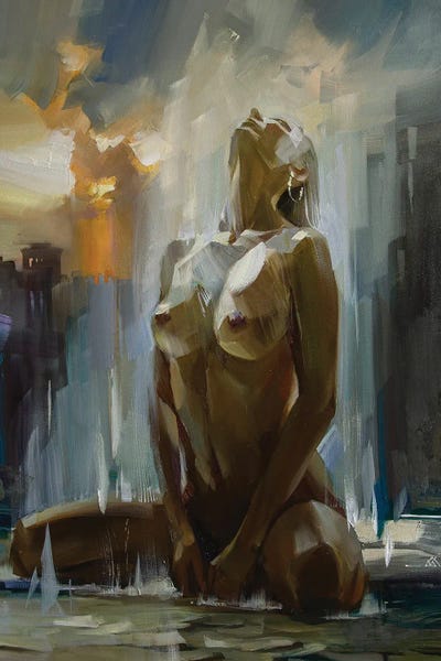 Bathroom Nudes: Freedom II by Vasyl Khodakivskyi