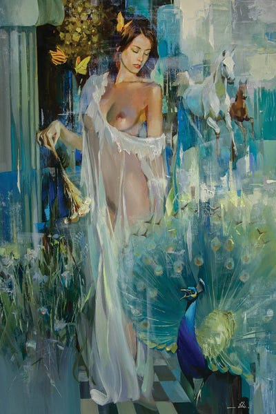 Peacocks: In Eden Garden by Vasyl Khodakivskyi