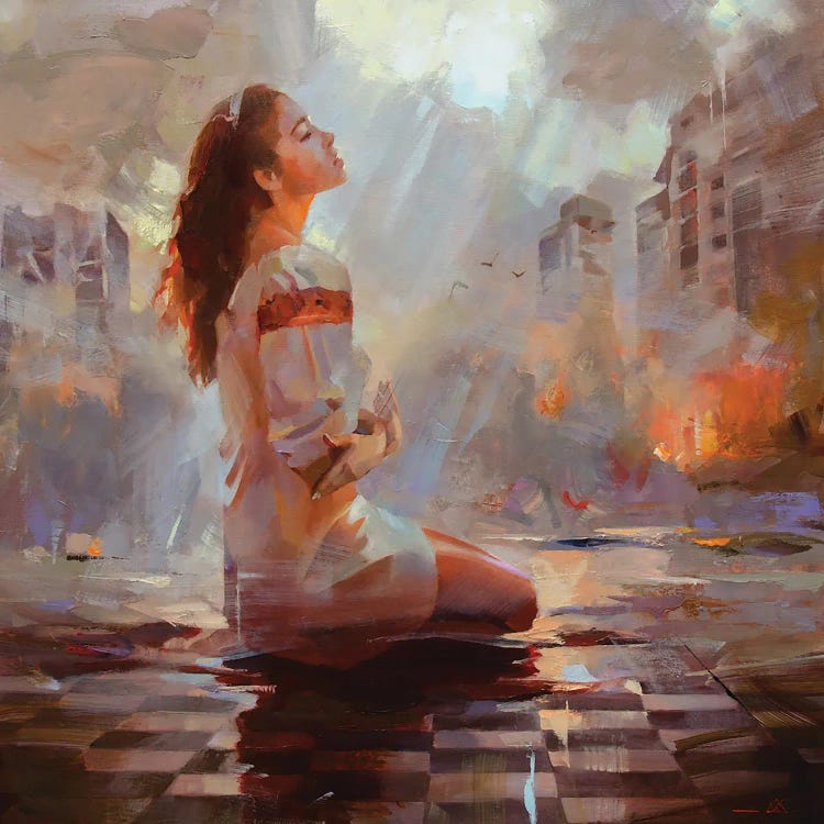 Pray by Vasyl Khodakivskyi wall art