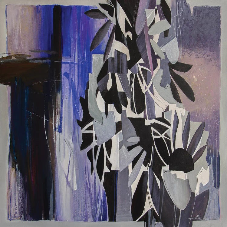 The Purple Garden by Vasyl Khodakivskyi wall art