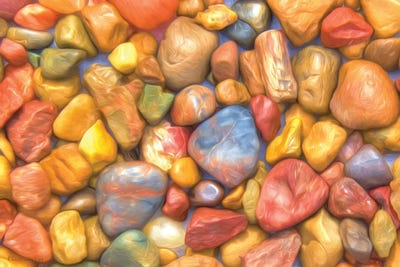 Colorful Rocks by Veikko Suikkanen multi panel art