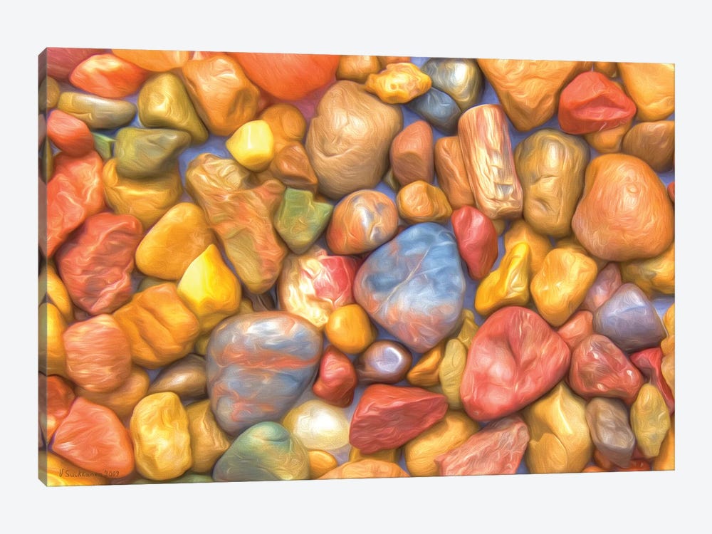 Colorful Rocks by Veikko Suikkanen 1-piece Canvas Wall Art