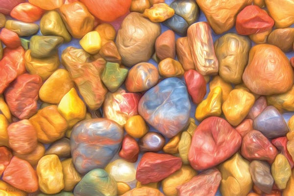 Veikko Suikkanen: Colorful Rocks by Veikko Suikkanen