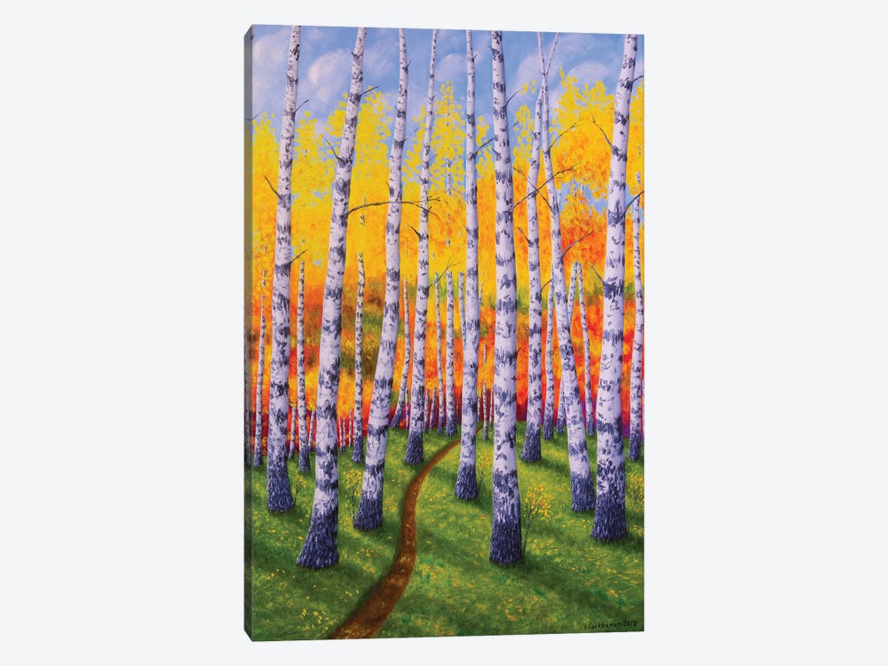 Autumn Forest II by Veikko Suikkanen 1-piece Canvas Art Print