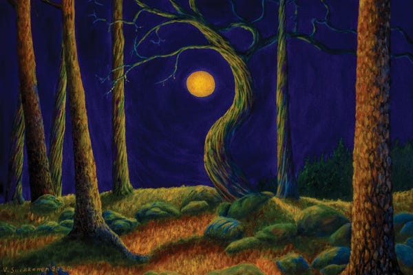 Night Sky: Moonlight II by Veikko Suikkanen