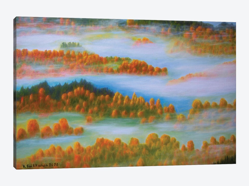 Misty Landscape by Veikko Suikkanen 1-piece Canvas Art Print