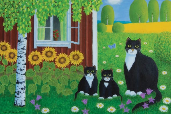 Tuxedo Cats: Summer by Veikko Suikkanen
