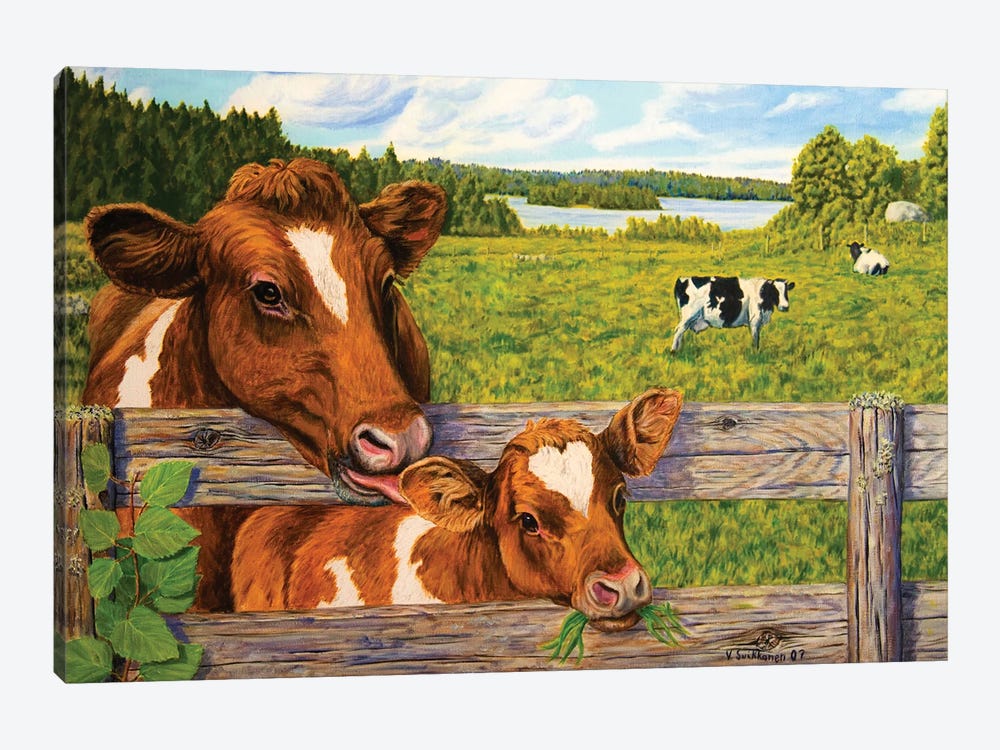 Summer Pasture by Veikko Suikkanen 1-piece Canvas Wall Art