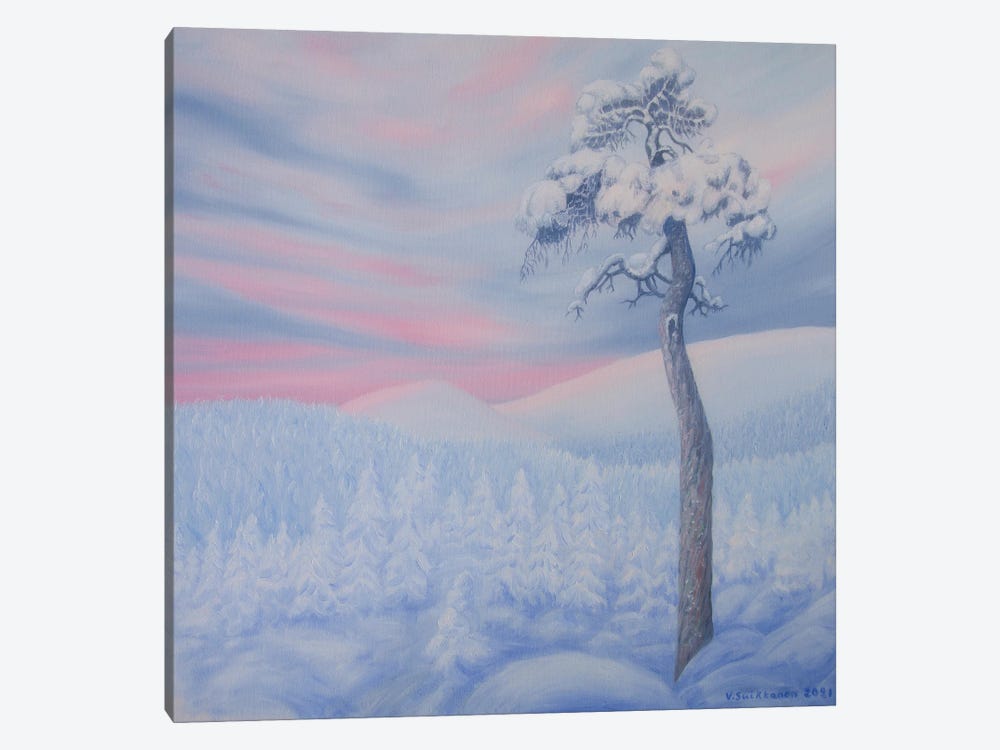Snowy Landscape by Veikko Suikkanen 1-piece Canvas Print