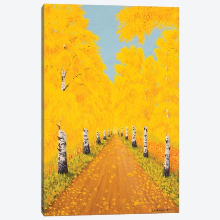 Golden Autumn Canvas Print #VKK27} by Veikko Suikkanen Canvas Art