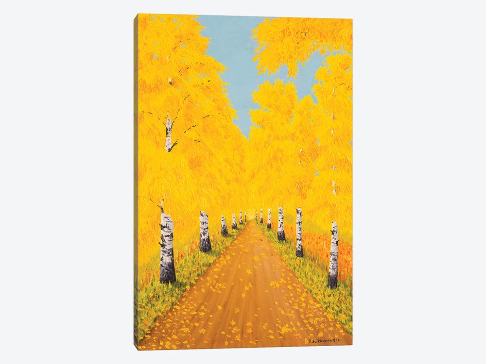 Golden Autumn by Veikko Suikkanen 1-piece Canvas Artwork