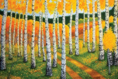 Autumn Pathway II by Veikko Suikkanen canvas print