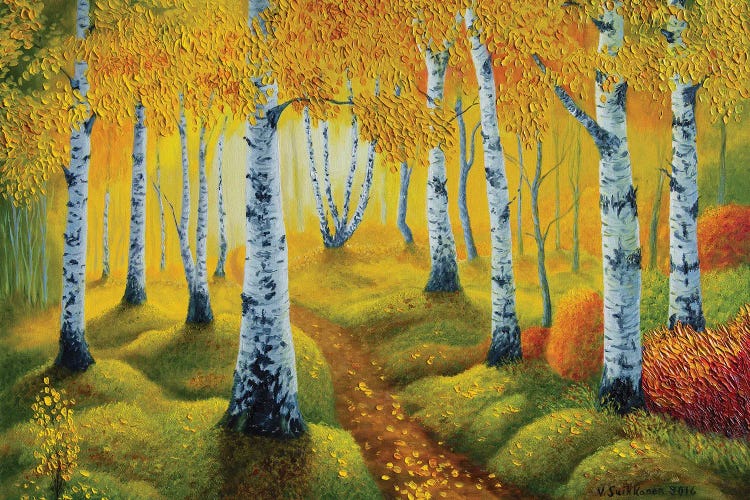 Autumn Path by Veikko Suikkanen wall art
