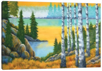 Autumn Atmosphere Canvas Art Print - Veikko Suikkanen
