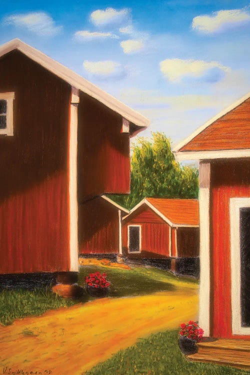 Old Village by Veikko Suikkanen wall art