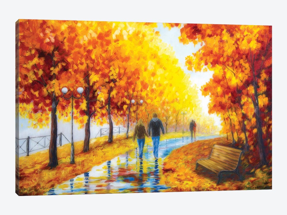Autumn Parkway by Veikko Suikkanen 1-piece Art Print