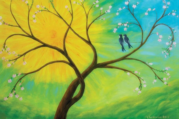 Romantic Bedroom (Love): Spring by Veikko Suikkanen