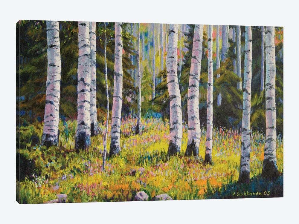 Birch Grove by Veikko Suikkanen 1-piece Canvas Wall Art