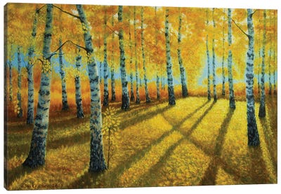 Autumn Light Canvas Art Print - Veikko Suikkanen