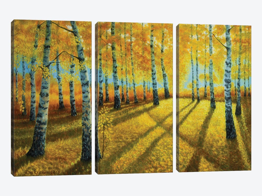 Autumn Light by Veikko Suikkanen 3-piece Art Print
