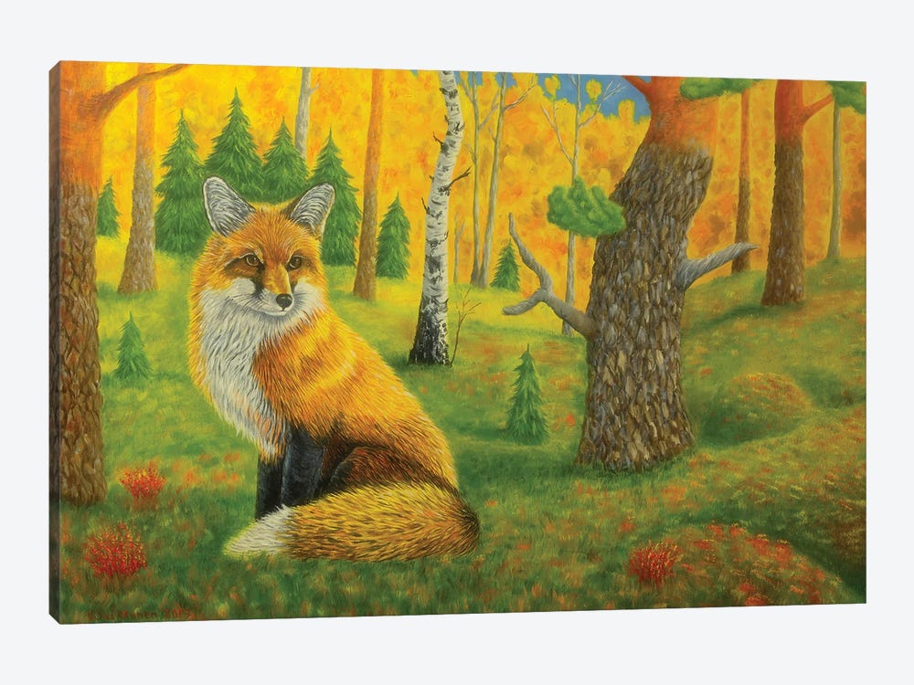 Red Fox by Veikko Suikkanen 1-piece Canvas Wall Art