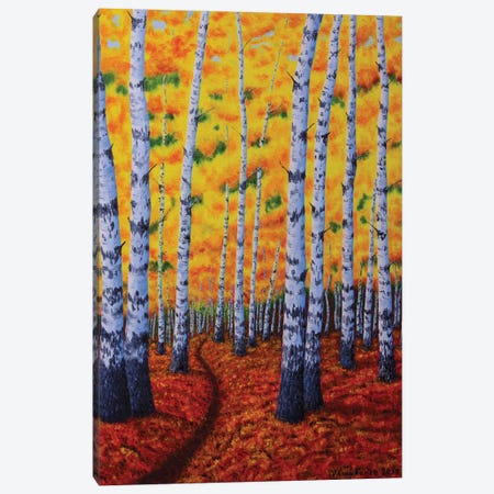 Autumn Forest Canvas Print #VKK88} by Veikko Suikkanen Art Print