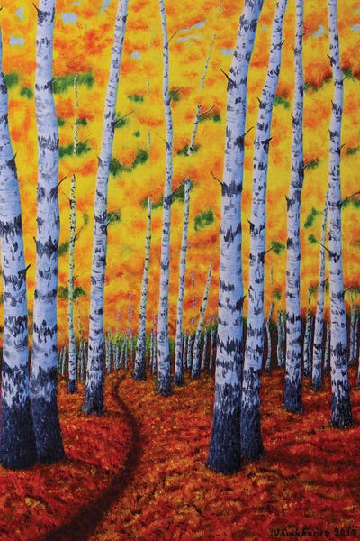Veikko Suikkanen: Autumn Forest by Veikko Suikkanen