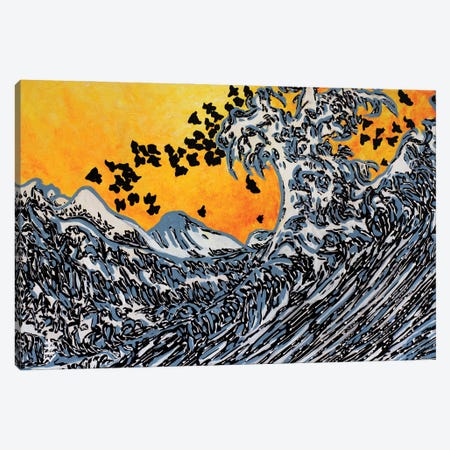 Black Birds Canvas Print #VKL11} by Vincent Keele Canvas Print