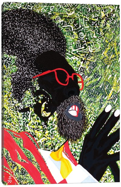 Cornel West Canvas Art Print - Vincent Keele