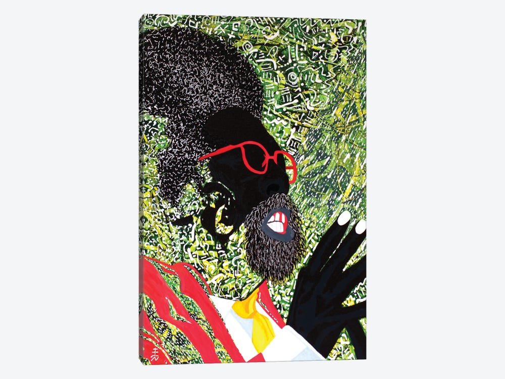 Cornel West by Vincent Keele 1-piece Canvas Art